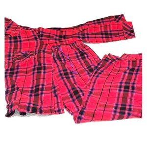 VS flannel pajamas